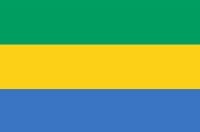Gabon bandera