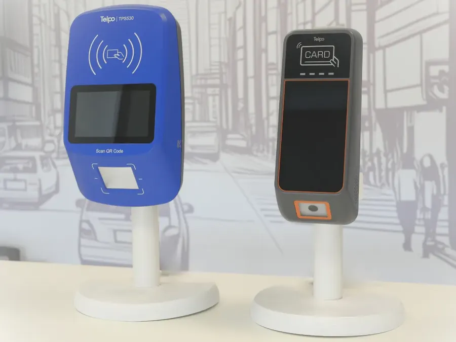 Validadora Busae con lector NFC y terminal de venta de billetes para autobús